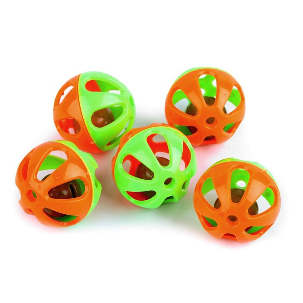 Színes, gömbölyű csörgő